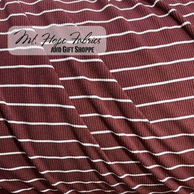 Striped Rib Knit