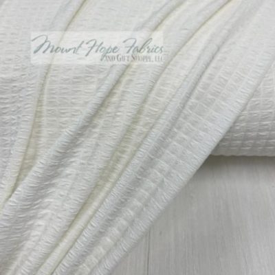 Crinkly Check Knit