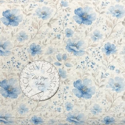 Swiss Dot Knit- Cornflower Dreams