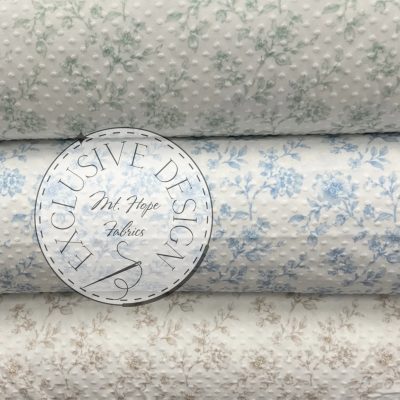Swiss Dot Knit- Floral Toile