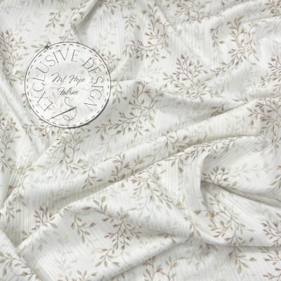 Variegated Rib Knit- Khaki Vines