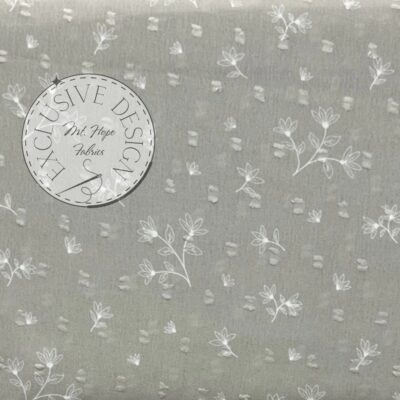 Poly Swiss Dots- Driftwood Botanical