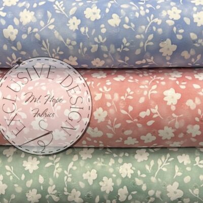 Round Swiss Dot - Rustic Floral